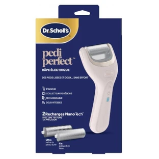Scholl Pedi Perfect Electric Foot File + 2 Nano Tech Replacement Rolls