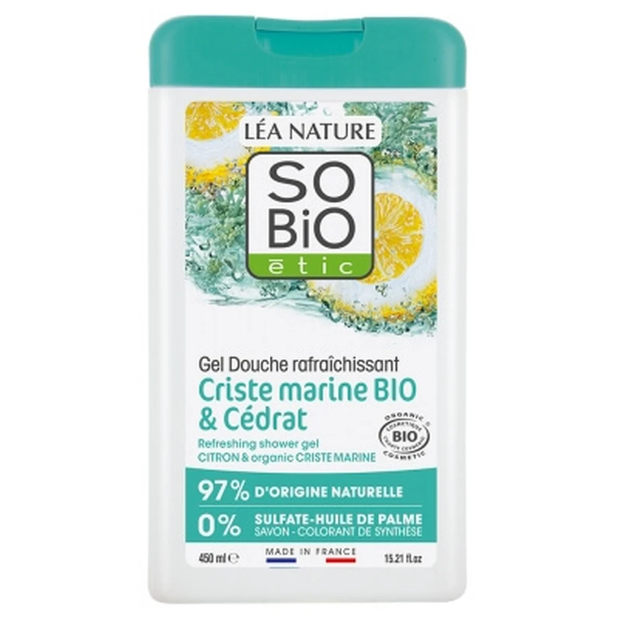 Léa Nature SO BIO étic Verfrissende douchegel met biologische zeevenkel en citroen 450 ml