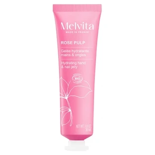 Gel hidratante de pulpa de rosa ecológica de Melvita para manos y uñas, 30 ml