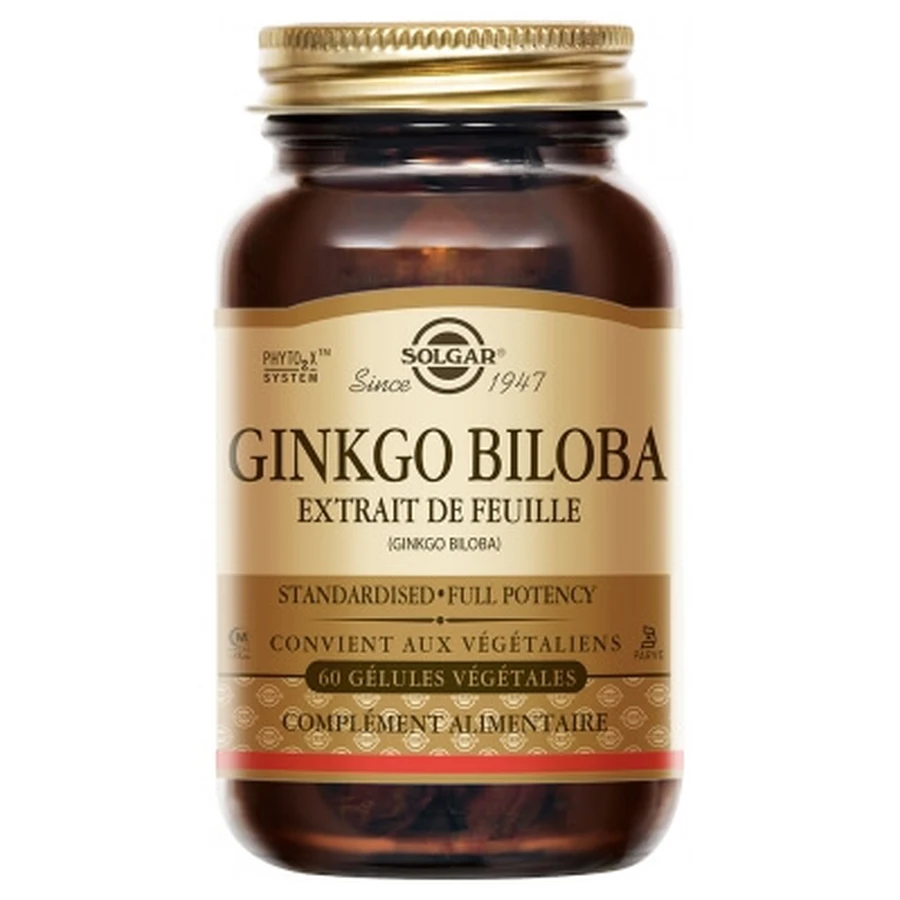 Solgar Ginkgo Biloba 60 vegetarische Kapseln