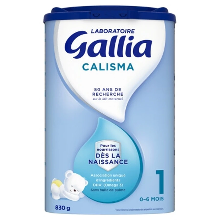 Gallia Calisma 1er Âge 0-6 Mois 830 g