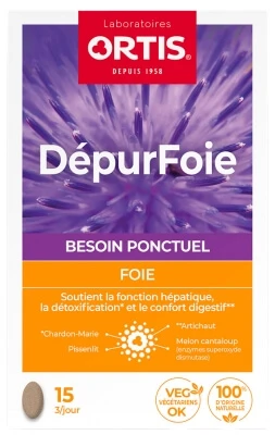 Ortis DépurFoie 15 Tablets