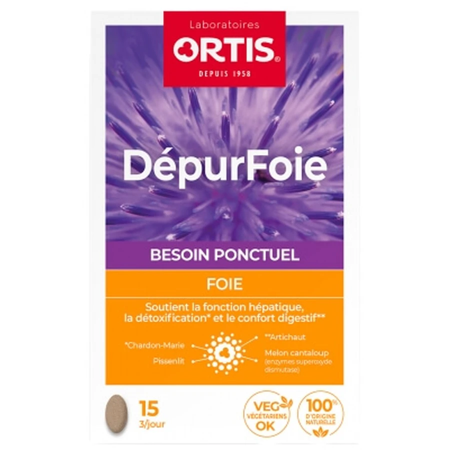 Ortis DépurFoie 15 Tabletten