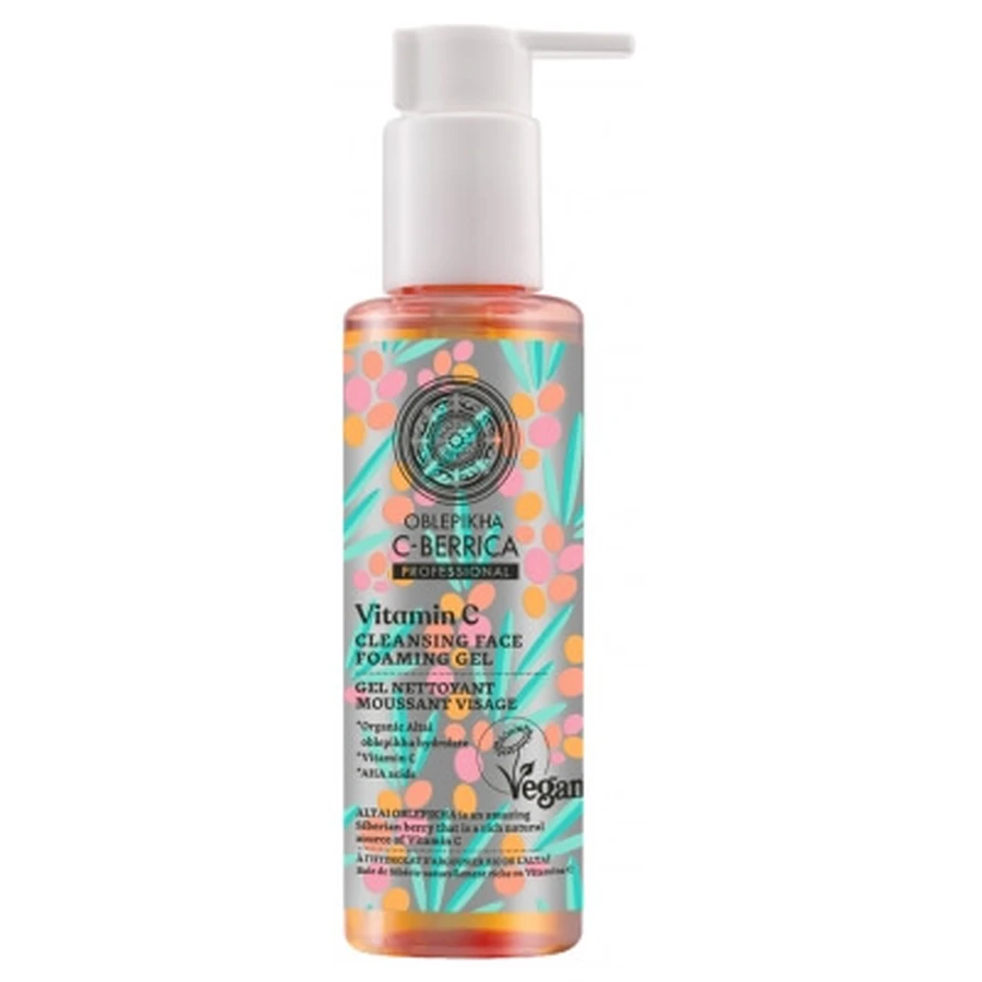 Natura Siberica C-Berrica schuimende gezichtsreinigingsgel 145 ml