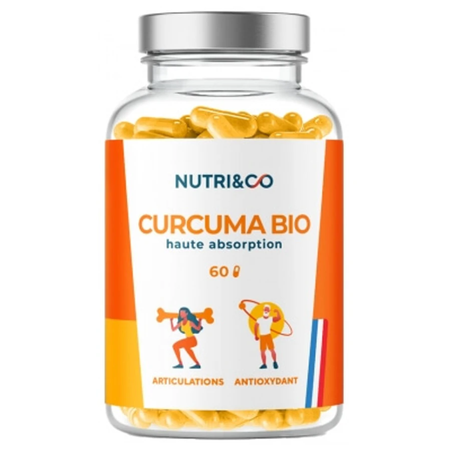 Nutri&Co Organic Turmeric, 60 Capsules