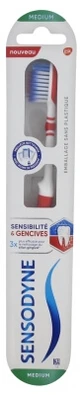 Sensodyne-tandenborstel voor gemiddelde gevoeligheid en tandvlees