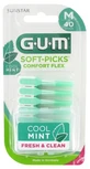 GUM Soft-Picks Comfort Flex Cool Mint 40 de bucăți