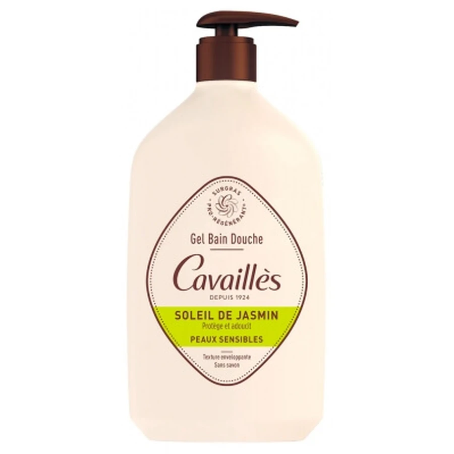 Cavaillès Sensitive Skin Shower Gel, Jasmine Sun, 1 L