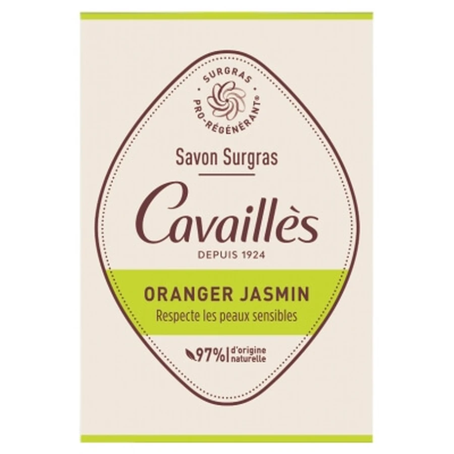Cavaillès Orange and Jasmine Moisturizing Soap, 100 g