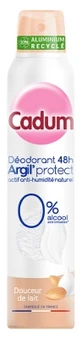 Desodorante en spray Cadum Argil'Protect 48 horas «Douceur de Lait», 200 ml