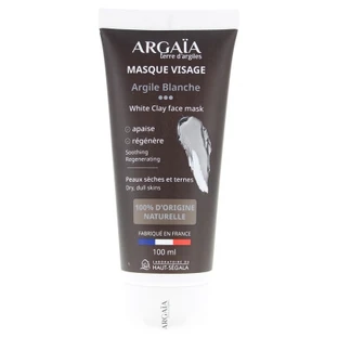 Mascarilla facial de arcilla blanca Argaïa, 100 ml