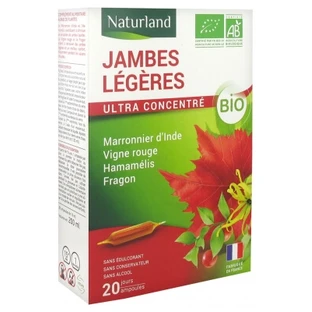 Naturland Organic Light Legs, 20 drinkbare ampullen, elk 10 ml