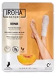 Iroha Nature Herstellend voetmasker met perzik en sheaboter 2 x 9 ml