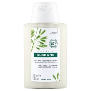 Klorane Extra-Suave - Champú de avena para todo tipo de cabello, 100 ml
