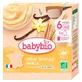 Crema de sémola con vainilla ecológica Babybio, a partir de los 6 meses, 4 sobres de 85 g
