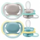 Avent Ultra Air 2 Orthodontic Silicone Pacifiers, 18 Months and Up