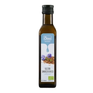 Kaltgepresstes Bio-Leinöl, 250 ml, Obio