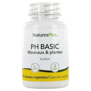 Natures Plus PH Basic Minéraux & Plantes 60 Gélules Végétales