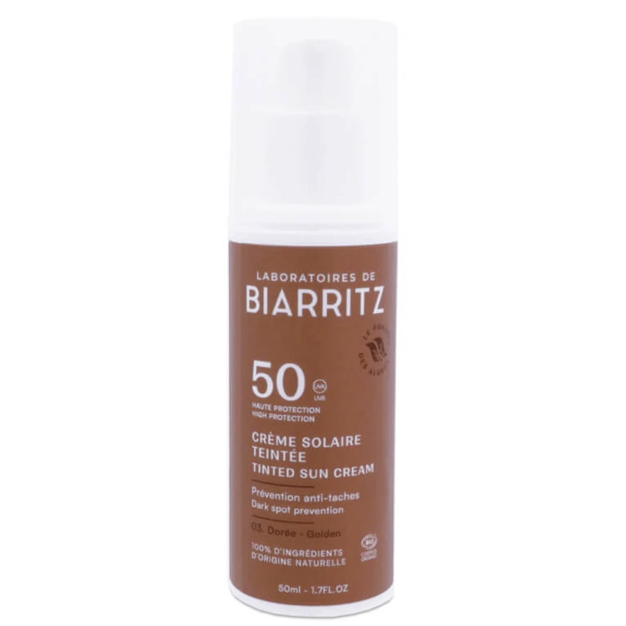 Laboratoires de Biarritz Organic Tinted Face Sunscreen SPF 50, 50 ml