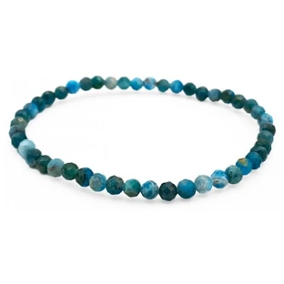 Natura Square-armband met gefacetteerde blauwe apatiet