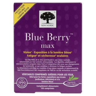 New Nordic Blue Berry Max 120 Tablets