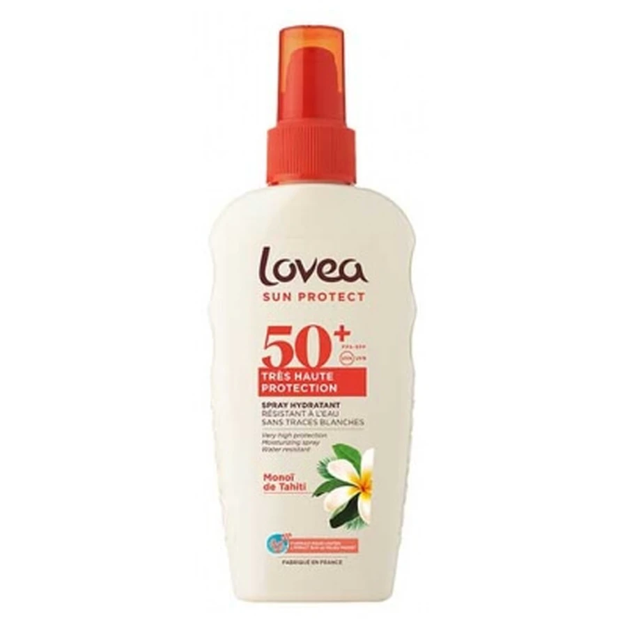 Lovea Tahitian Monoï Moisturizing Spray, Very High Protection SPF 50+, 150 ml