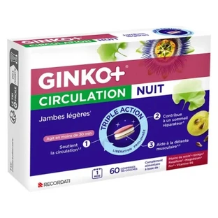 Ginkor Ginko + Circulación nocturna, 60 comprimidos