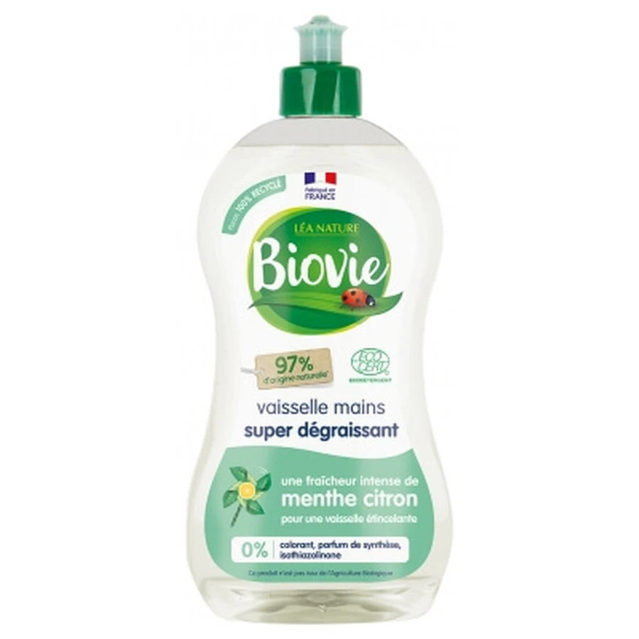 Biovie Super-Entfetter Geschirr- und Handspülmittel, 500 ml