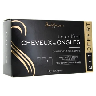 Phytalessence Absolutessence Cabello y uñas, paquete de 3 x 60 cápsulas