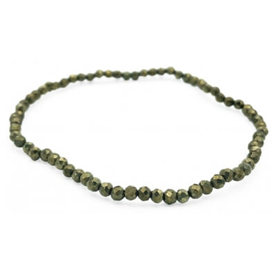 Natura Square Bracelet Facettes Pyrite