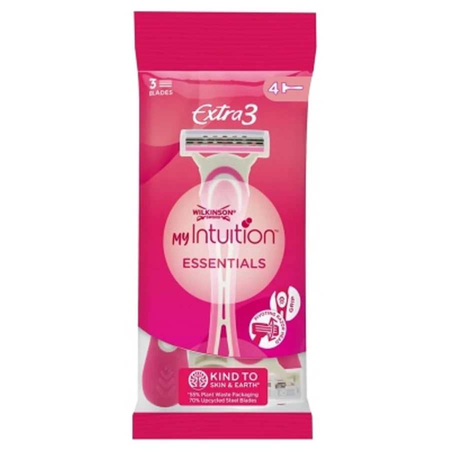 Wilkinson MyIntuition Extra 3 Essentials 4 maquinillas de afeitar desechables