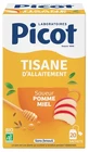 Té de hierbas para la lactancia con sabor a manzana y miel de Picot Organic, 20 bolsitas