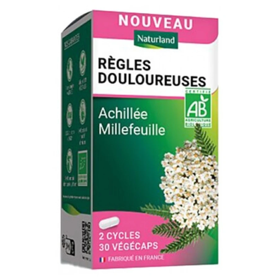 Naturland Règles Douloureuses 30 Végécaps