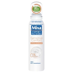 Mixa Expert Peau Sensible Sensitive Confort Anti-Transpirant Hypoallergénique 48H Spray 150 ml