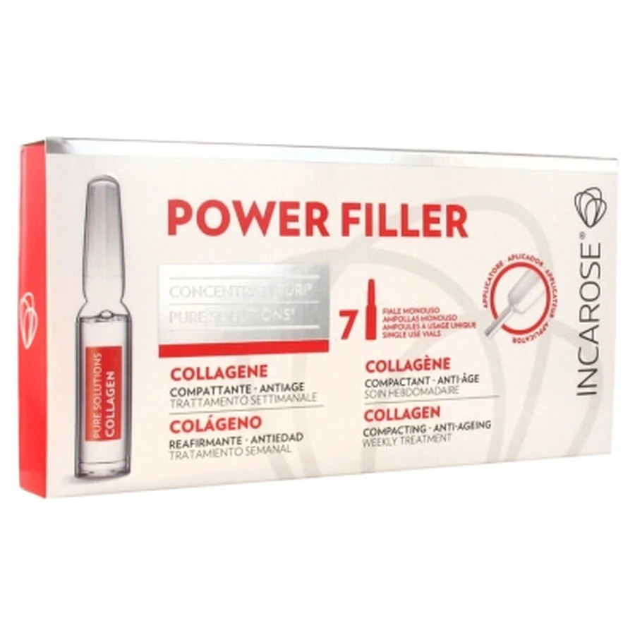 Incarose Pure Solutions Power Filler Collageen, 7 ampullen