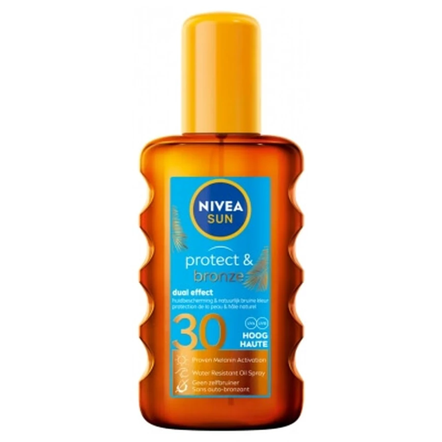 Aceite solar seco Nivea Sun Protect & Bronze, SPF 30, 200 ml