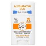 Alphanova Sonnenschutzstift für das Gesicht, Blauwal, LSF 50+, Bio, 12 g