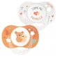 Luc and Léa Essentiel: 2 Anatomical Pacifiers with Comfort Flange + 18 Months and Up