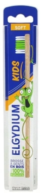 Cepillo de dientes de madera blanda para niños Elgydium Kids