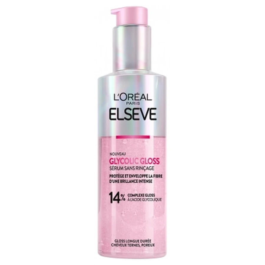 L'Oréal Paris Elseve Glycolic Gloss, sérum sin aclarado, 150 ml