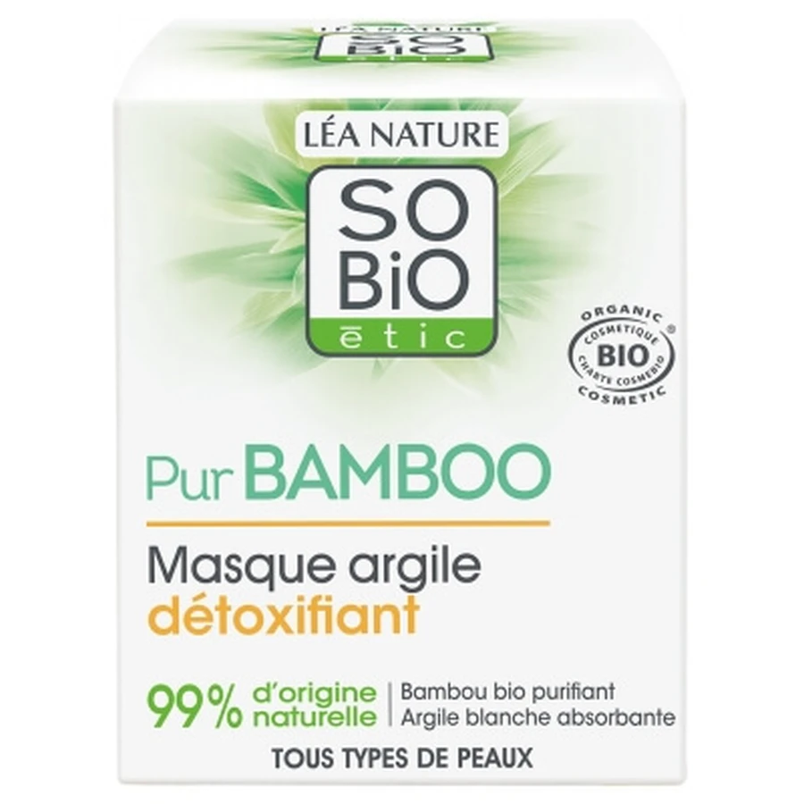 Léa Nature SO BIO étic Pur Bamboo Bio-Detox-Tonmaske 50 ml