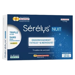 Sérélys Night, 30 Vegetarian Capsules