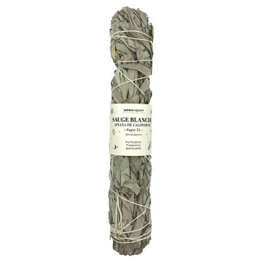 Natura Square White Sage Apiana XL Smudge Stick