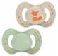 Luc et Léa Nature 2 Anatomical Pacifiers with Extra-Thin Nipple, 18+ Months