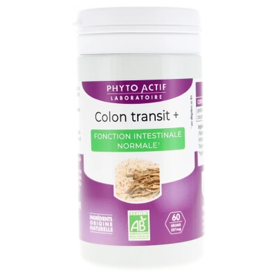 Phyto-Actif Colon Transit + Normal Bowel Function Organic 60 Capsules