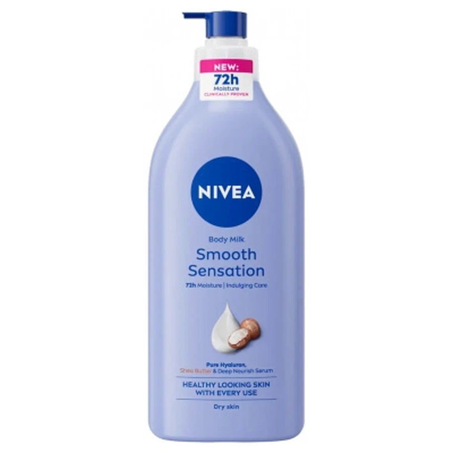 Loción corporal hidratante suave Nivea 72 horas para piel seca, 625 ml