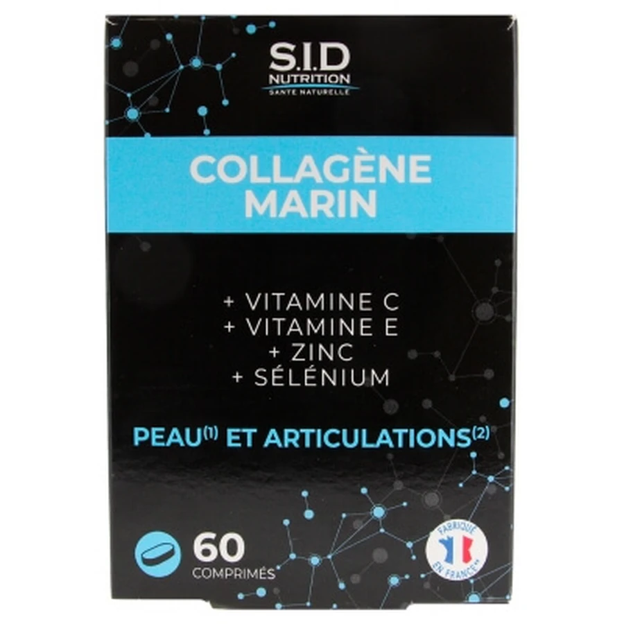 S.I.D Nutrition Colágeno marino, 60 comprimidos