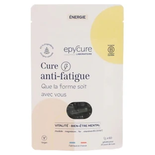 Tratamiento antifatiga Epycure, 60 cápsulas