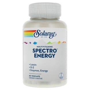 Multivitamínico Solaray Spectro Energy, 60 cápsulas vegetarianas