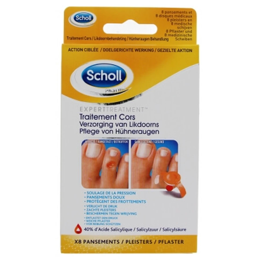 Scholl Traitement Cors 8 Pansements